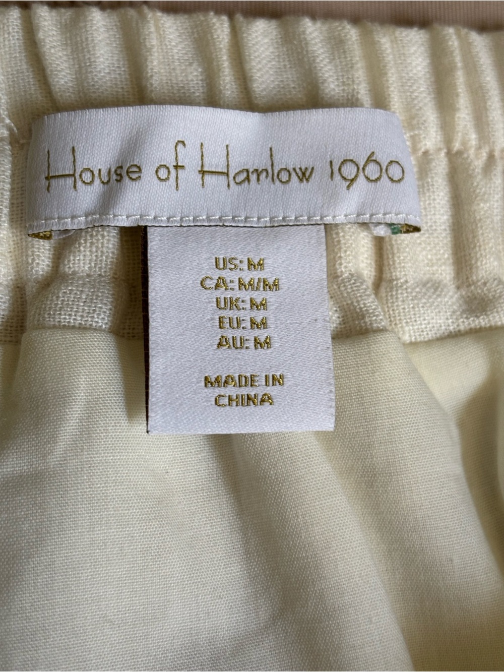House of Harlow 1960 Floral Linen Blend Maxi Skirt Peach Pink M - Picture 7 of 8